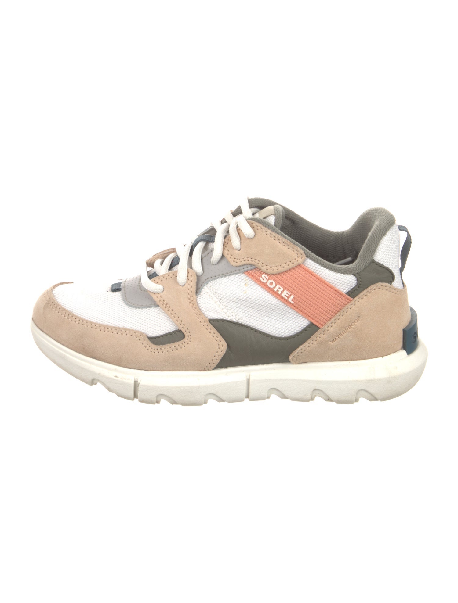 Sorel Canvas Colorblock Pattern Athletic Sneakers