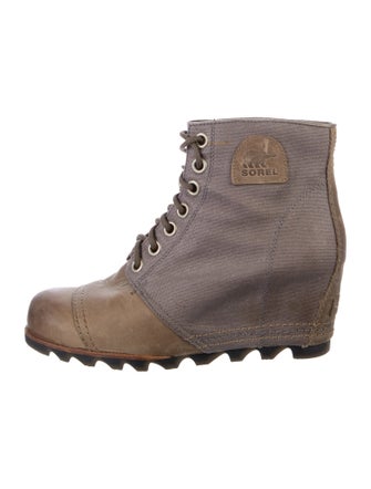 Sorel Canvas Lace-Up Boots