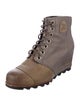 Sorel Canvas Lace-Up Boots