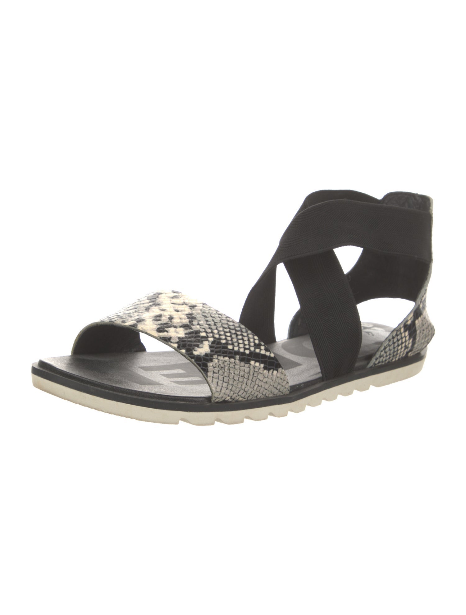 Sorel Leather Animal Print Espadrilles