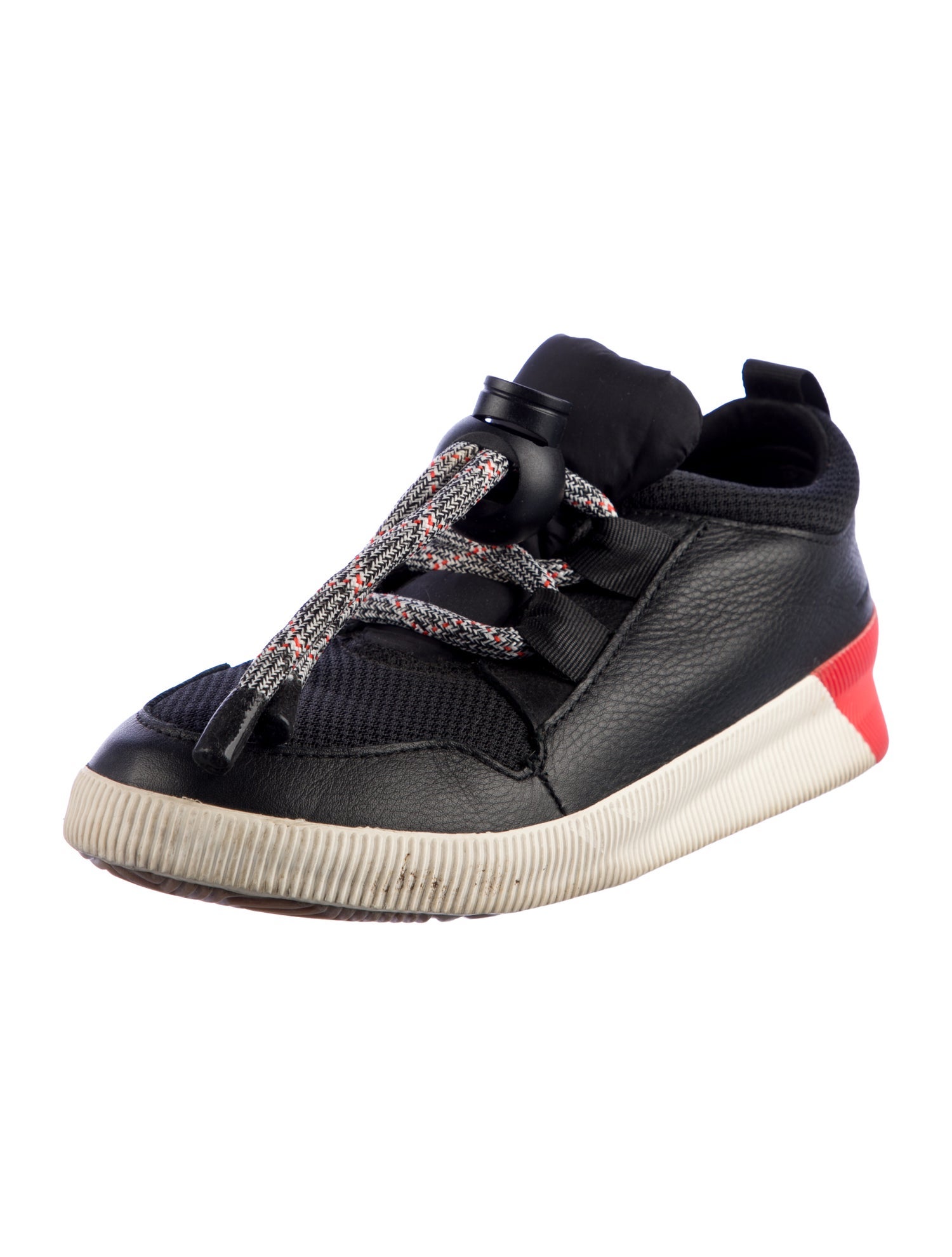 Sorel Leather Colorblock Pattern Sneakers
