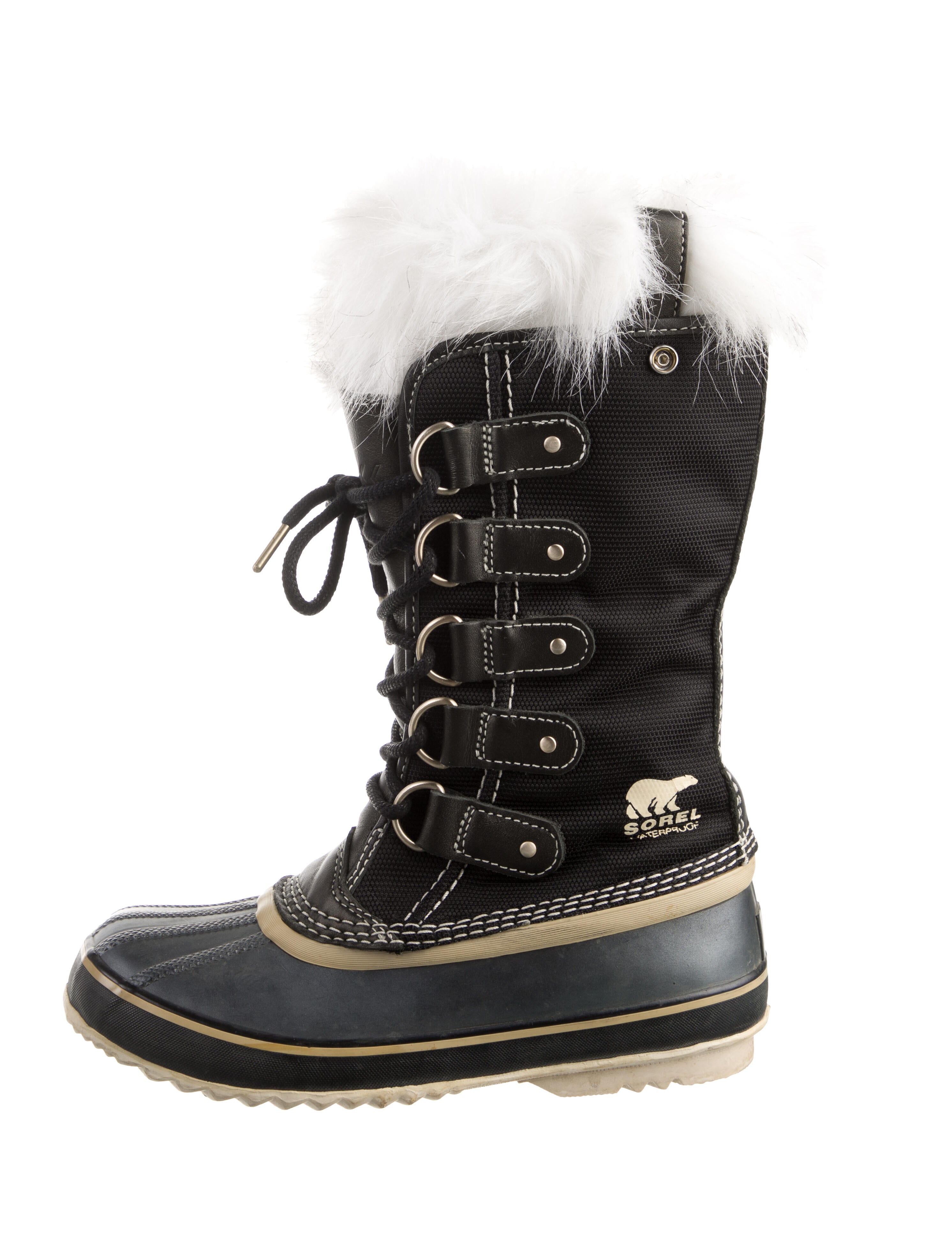 Sorel Canvas Striped Lace-Up Boots