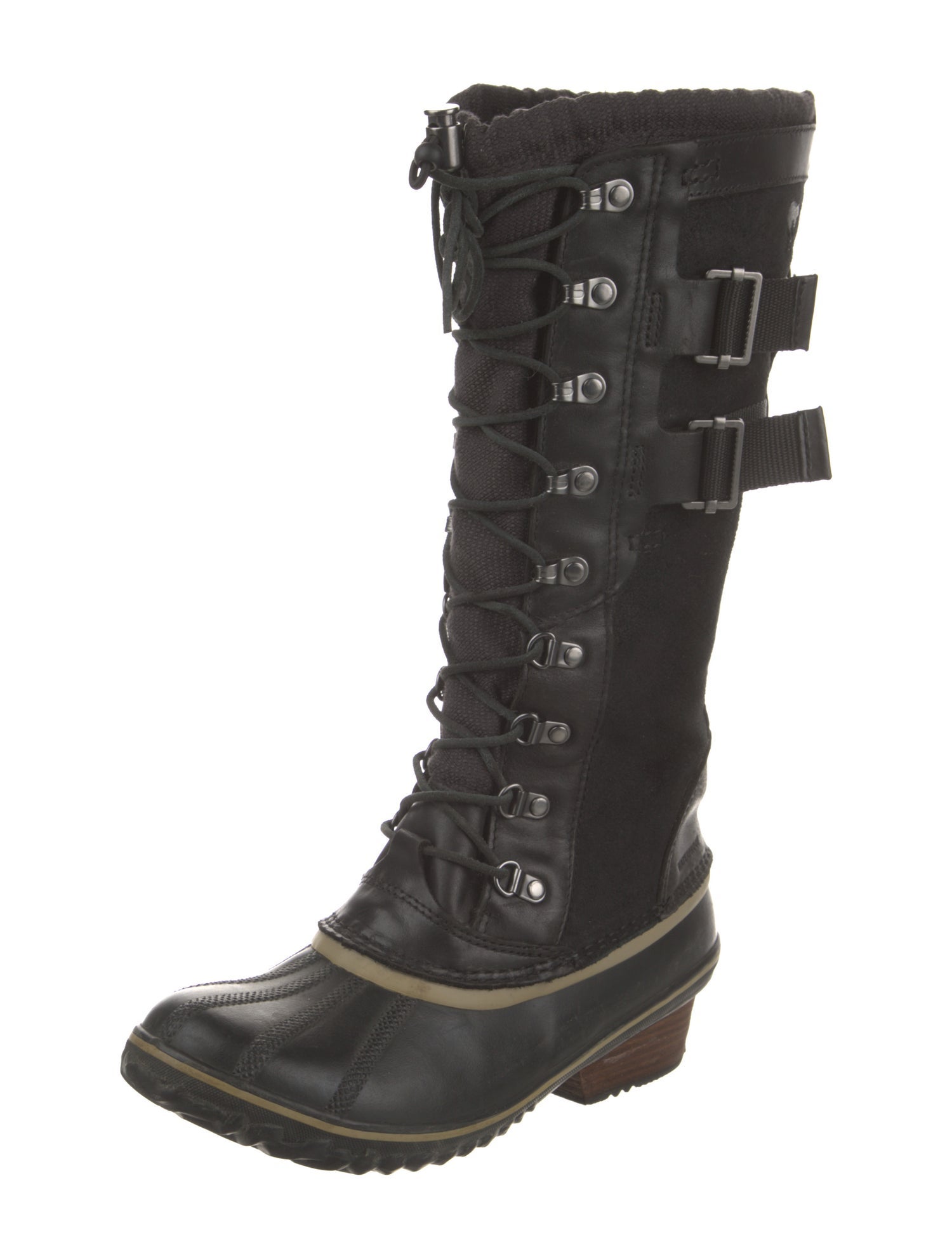 Sorel Leather Lace-Up Boots