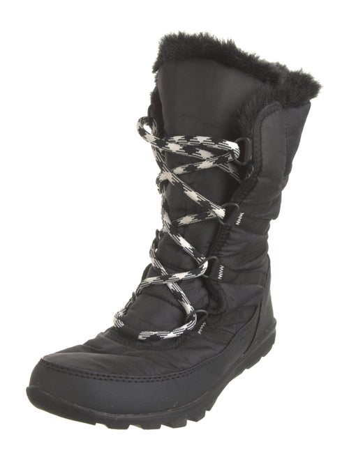 Sorel Nylon Faux Fur Trim Snow Boots