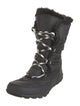 Sorel Nylon Faux Fur Trim Snow Boots