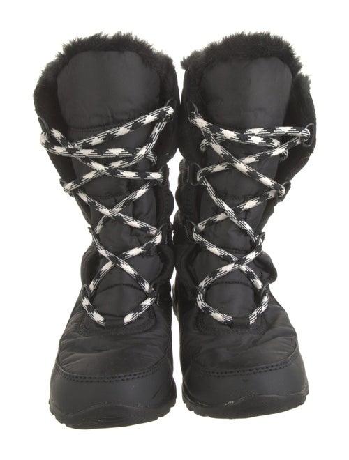Sorel Nylon Faux Fur Trim Snow Boots