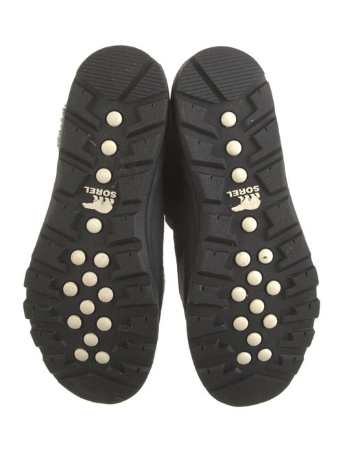 Sorel Nylon Faux Fur Trim Snow Boots