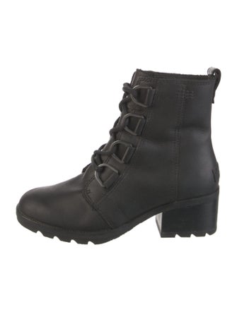 Sorel Leather Combat Boots