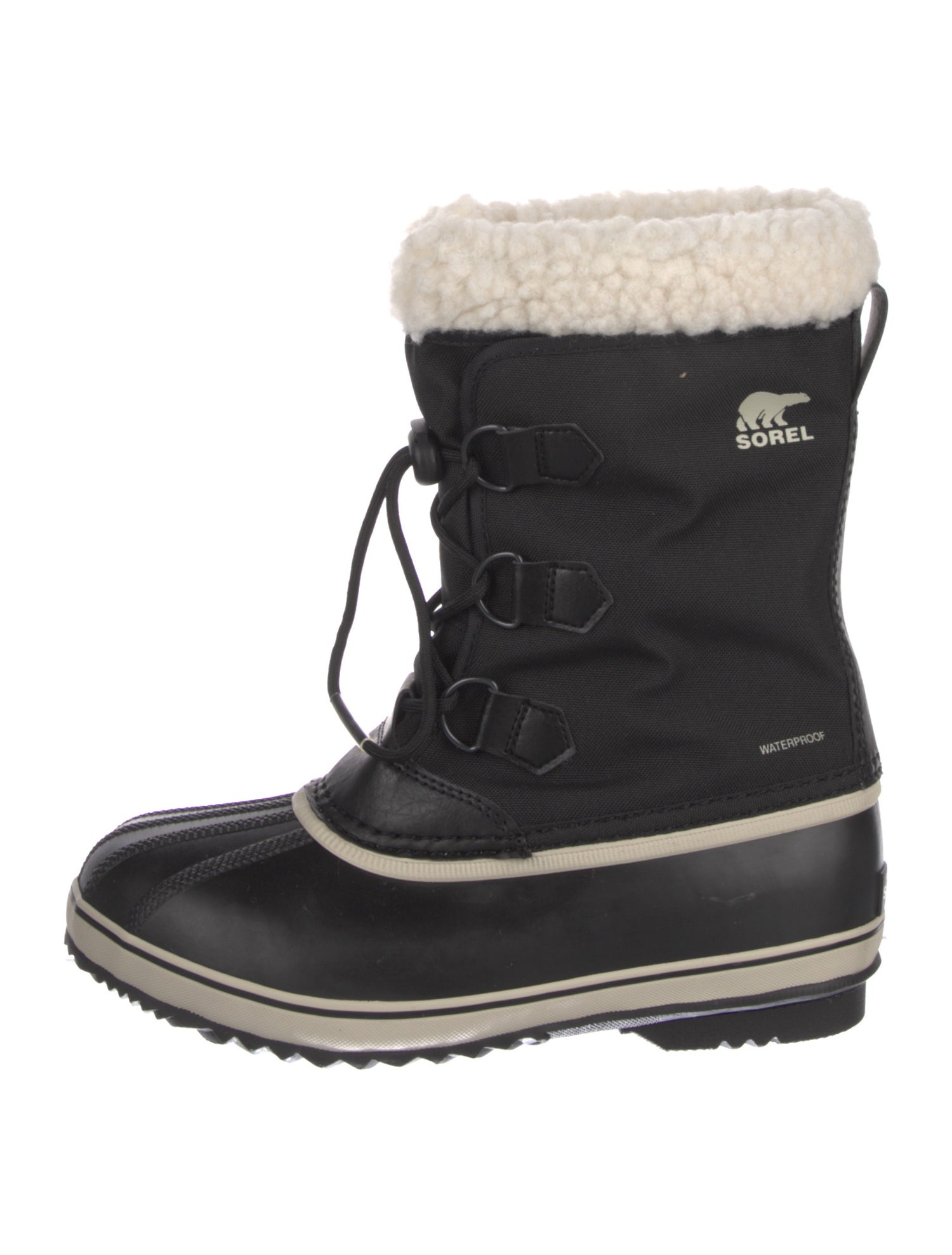 Sorel Canvas Colorblock Pattern Lace-Up Boots