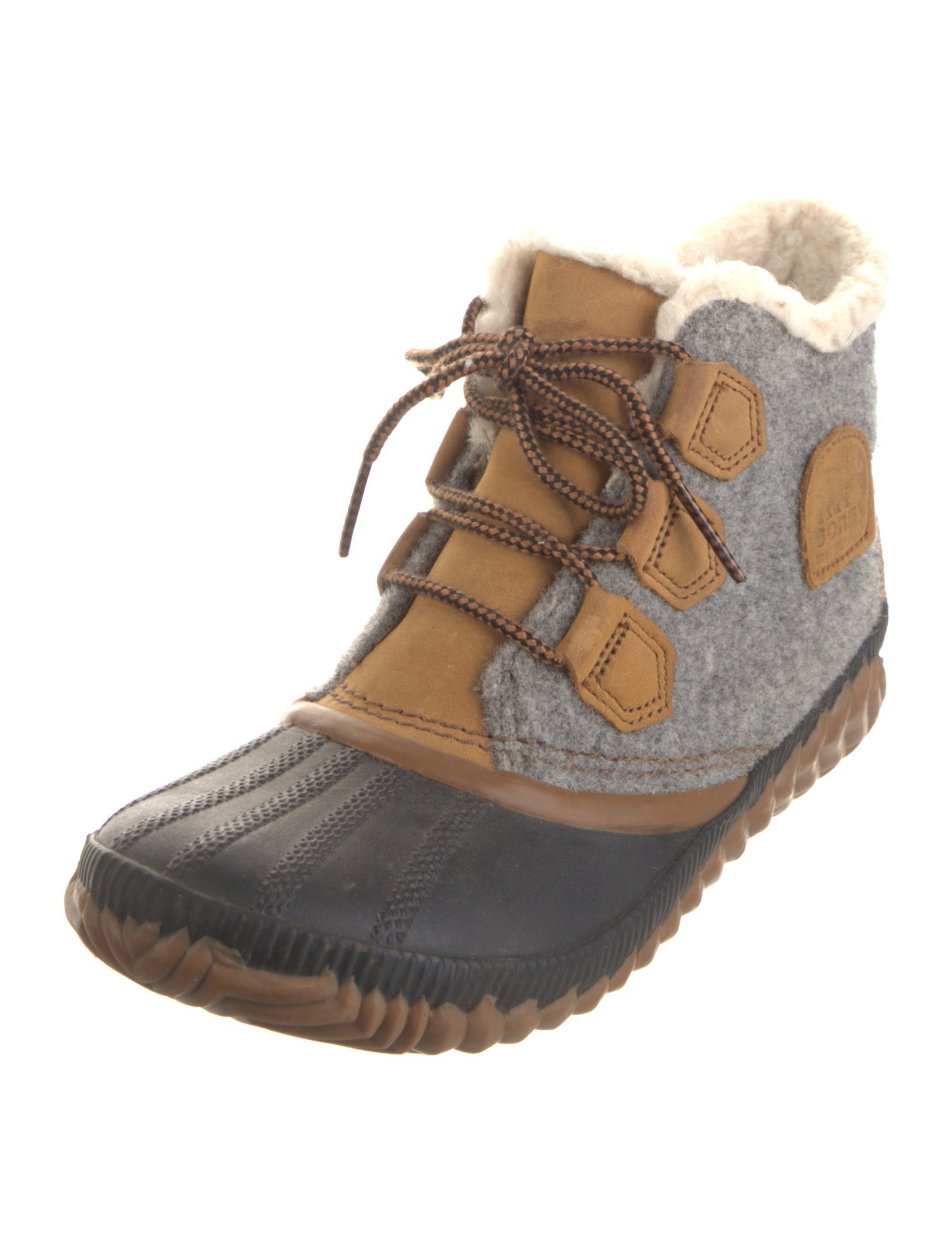 Sorel Rubber Colorblock Pattern Rain Boots