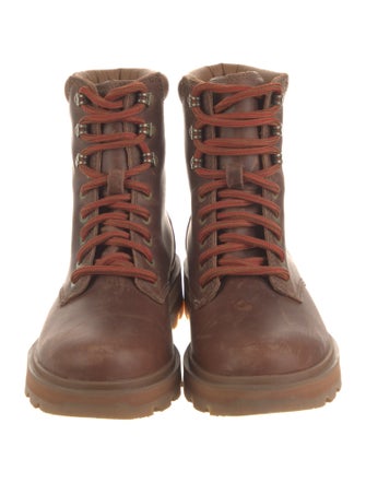 Sorel Leather Combat Boots
