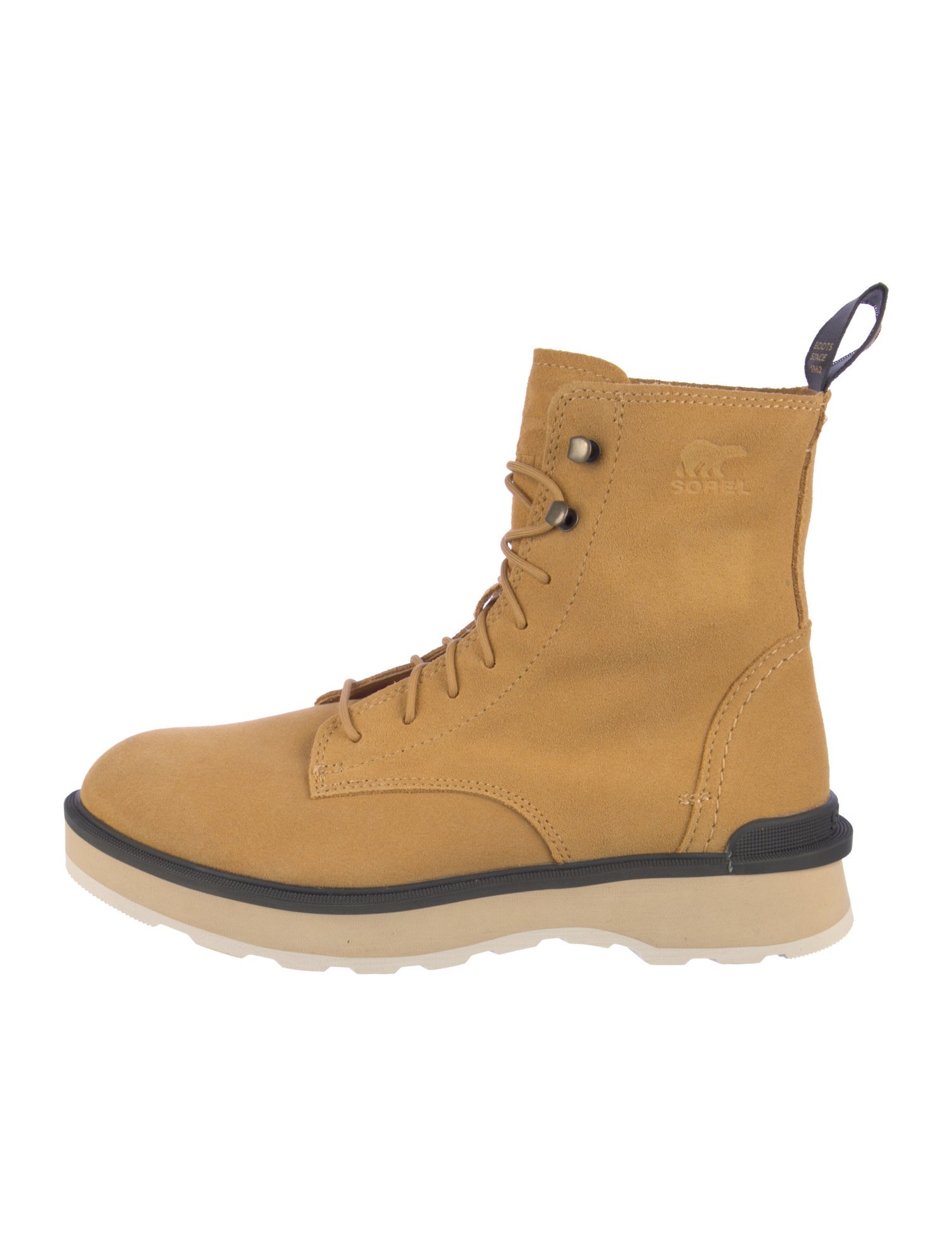 Sorel Suede Combat Boots
