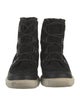 Sorel Suede Faux Fur Trim Lace-Up Boots