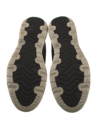 Sorel Suede Faux Fur Trim Lace-Up Boots