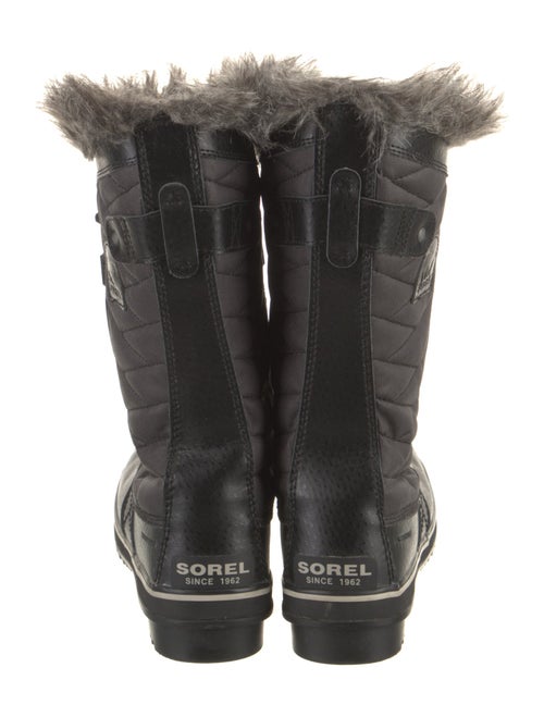 Sorel Rubber Faux Fur Trim Boots