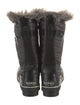 Sorel Rubber Faux Fur Trim Boots