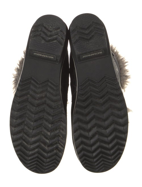 Sorel Rubber Faux Fur Trim Boots