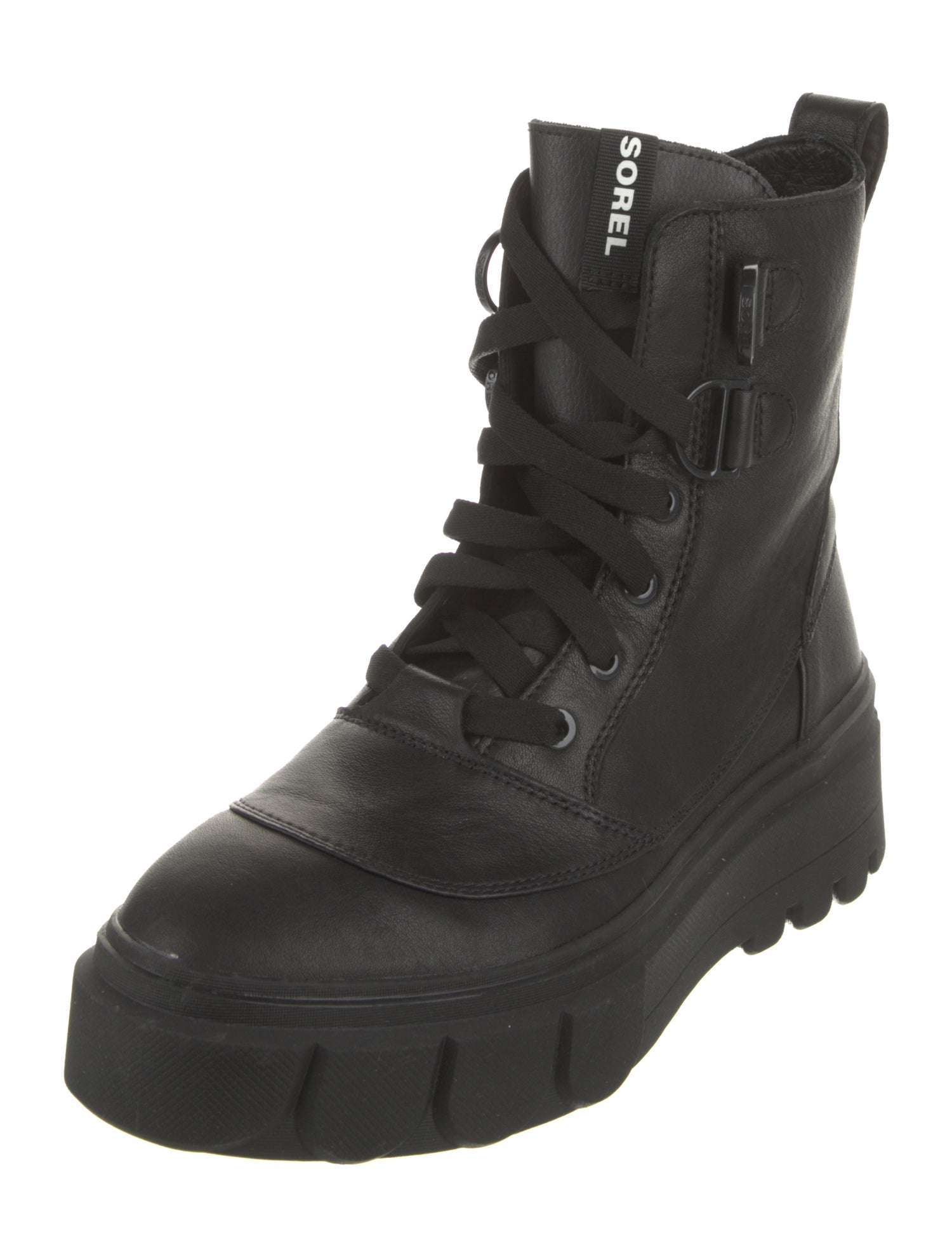 Sorel Leather Combat Boots