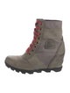 Sorel Suede Combat Boots