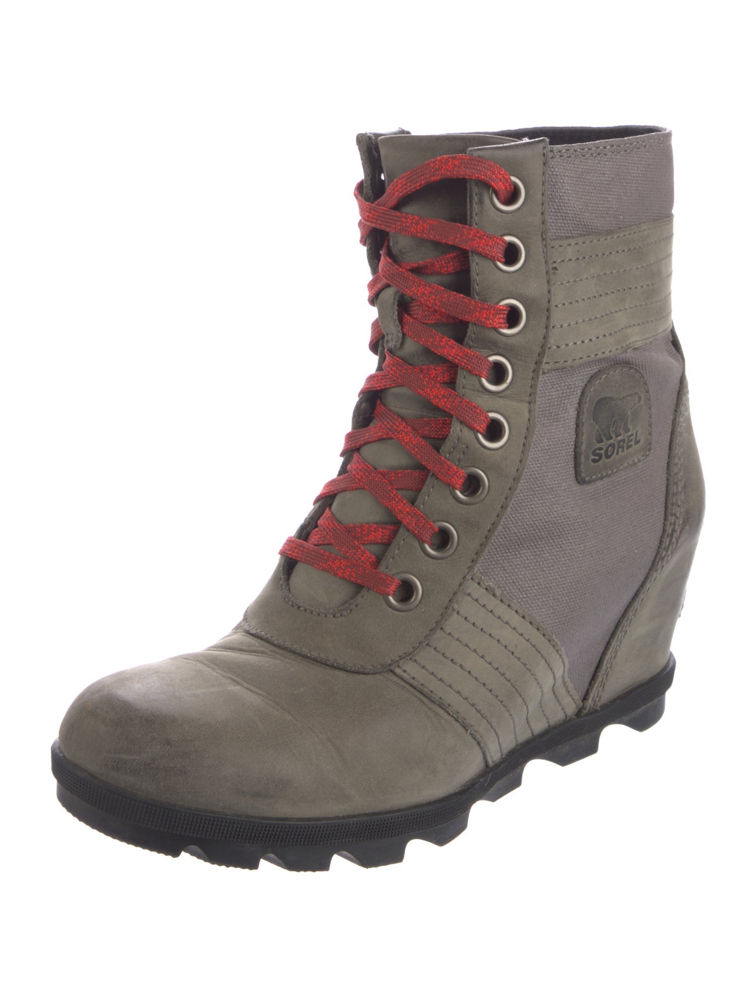 Sorel Suede Combat Boots