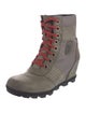 Sorel Suede Combat Boots