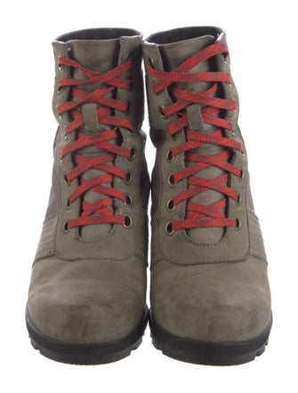 Sorel Suede Combat Boots