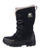 Sorel Suede Fur Trim Snow Boots