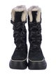 Sorel Suede Fur Trim Snow Boots