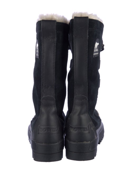 Sorel Suede Fur Trim Snow Boots