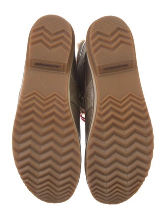 Sorel Nylon Fur Trim Lace-Up Boots