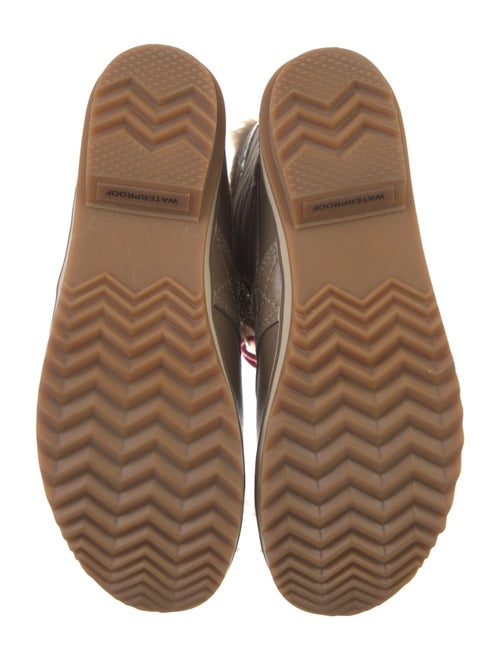 Sorel Nylon Fur Trim Lace-Up Boots