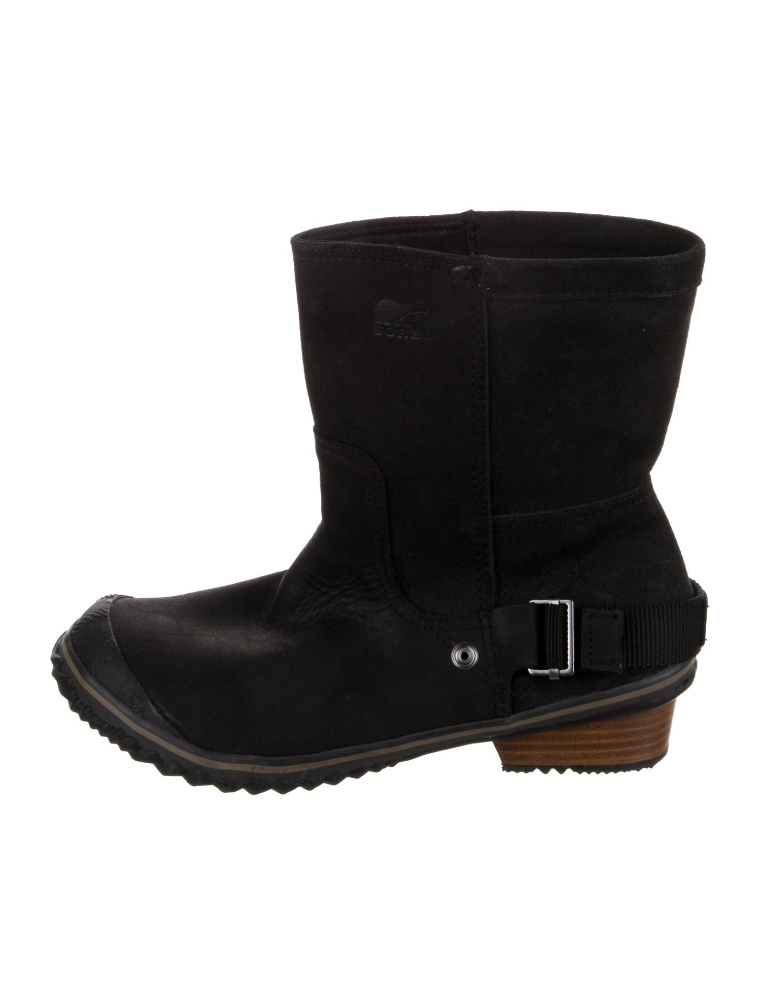 Sorel Suede Moto Boots