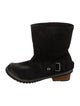 Sorel Suede Moto Boots