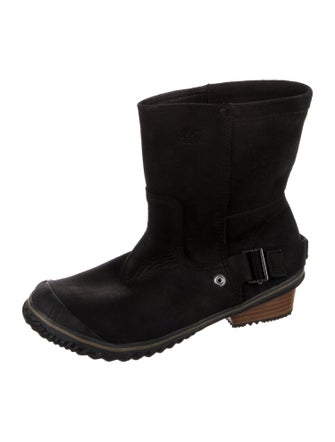 Sorel Suede Moto Boots