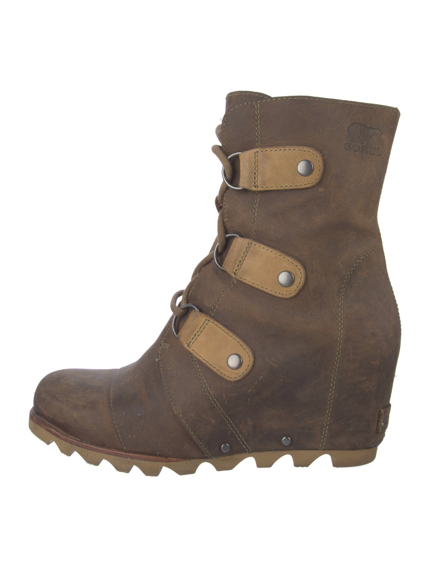 Sorel Leather Lace-Up Boots