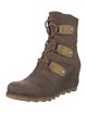 Sorel Leather Lace-Up Boots