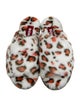 Sorel Faux Fur Animal Print Slides