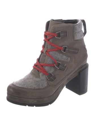 Sorel Leather Lace-Up Boots