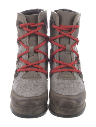 Sorel Leather Lace-Up Boots