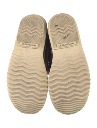 Sorel Suede Fur Trim Lace-Up Boots