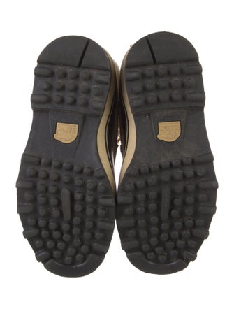 Sorel Suede Faux Fur Trim Lace-Up Boots