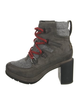 Sorel Suede Combat Boots