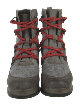 Sorel Suede Combat Boots