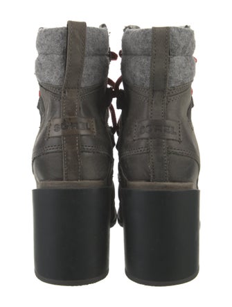 Sorel Suede Combat Boots