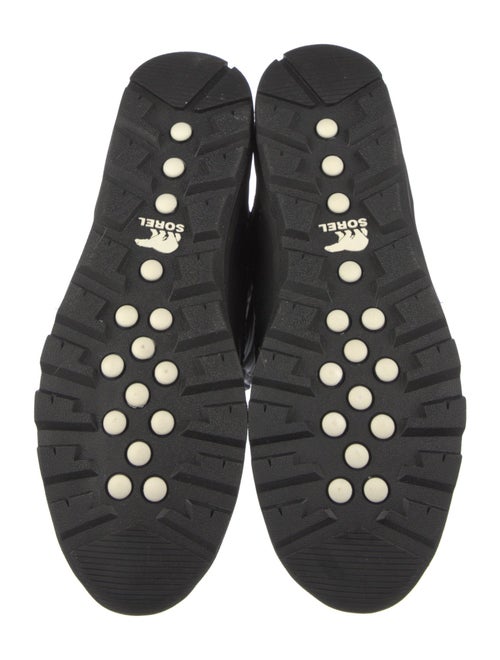 Sorel Nylon Faux Fur Trim Combat Boots