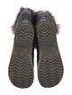 Sorel Leather Faux Fur Trim Lace-Up Boots