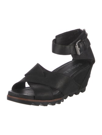 Sorel Leather Cutout Accent Slingback Sandals