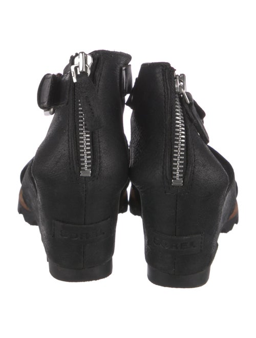 Sorel Leather Cutout Accent Slingback Sandals