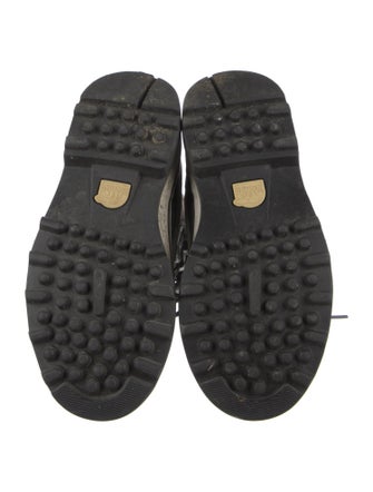 Sorel Suede Faux Fur Trim Lace-Up Boots