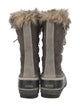 Sorel Suede Faux Fur Trim Lace-Up Boots
